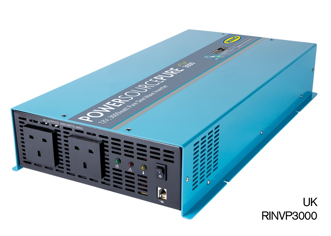 Pure Sine Wave 3000W Inverter PowerSourcePure RINVP3000/REINVP3000 Ring Pure Sine Wave 3000W Inverter PowerSourcePure RINVP3000/REINVP3000 Ring